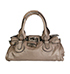 Paddington, &pound;95, Handbags, Taupe, Leather, Front view
